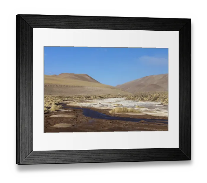 Framed Print : South America, Argentina, Province Salta. Typical landscape of the Puna