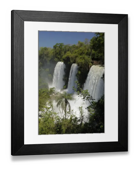 Framed Print : South America, Argentina, Iguacu Falls in sun Framed Print : South America, Argentina, Iguacu Falls in sun