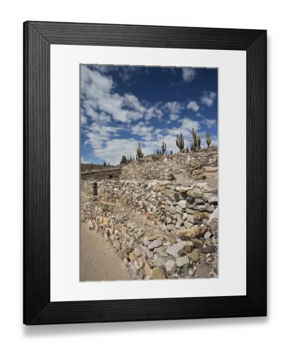Framed Print : ARGENTINA, Jujuy Province, Tilcara. Pre-columbian fortification Pucara de Tilcara Framed Print : ARGENTINA, Jujuy Province, Tilcara. Pre-columbian fortification Pucara de Tilcara