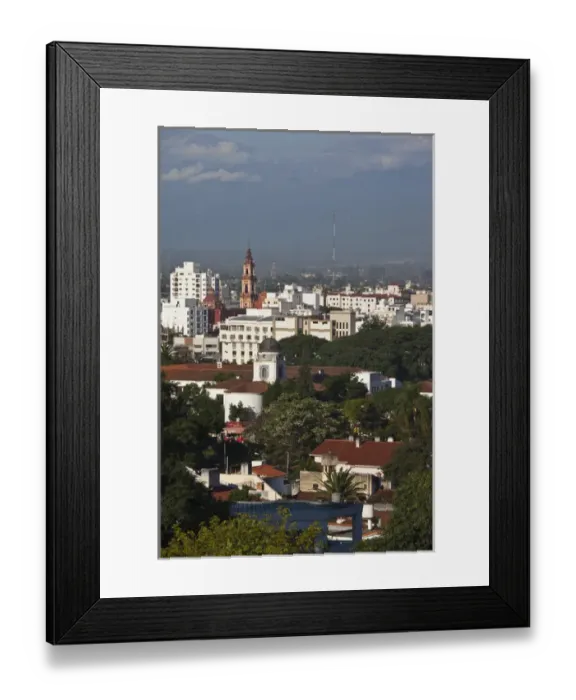 Framed Print : ARGENTINA, Salta Province, Salta. View from the east, morning Framed Print : ARGENTINA, Salta Province, Salta. View from the east, morning