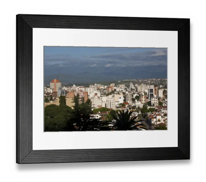Framed Print : ARGENTINA, Salta Province, Salta. View from the east, morning