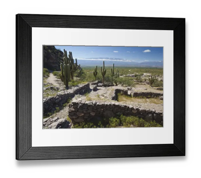 Framed Print : ARGENTINA, Tucuman Province, Quilmes. Ruins of ancient indigenous peoples settlement Framed Print : ARGENTINA, Tucuman Province, Quilmes. Ruins of ancient indigenous peoples settlement