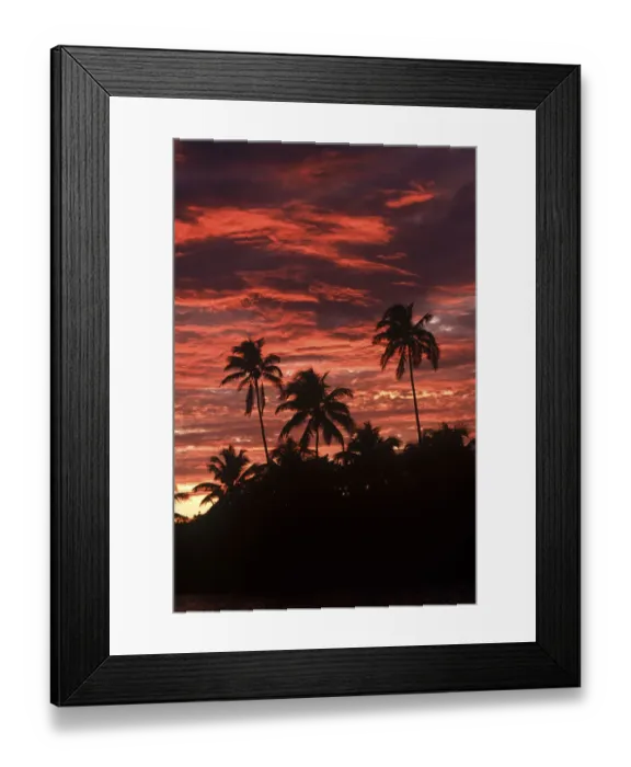 Framed Print : Sunset on Ambergris Caye, Belize, Central America Framed Print : Sunset on Ambergris Caye, Belize, Central America