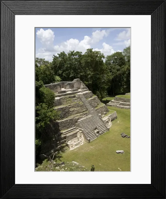 Framed Print : Central America, Belize, Mayan ruins Framed Print : Central America, Belize, Mayan ruins
