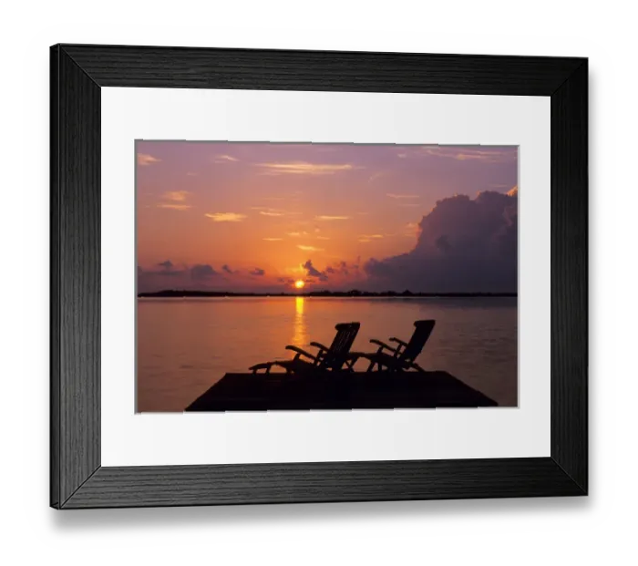 Framed Print : Sunrise, Ambergris Caye, Belize