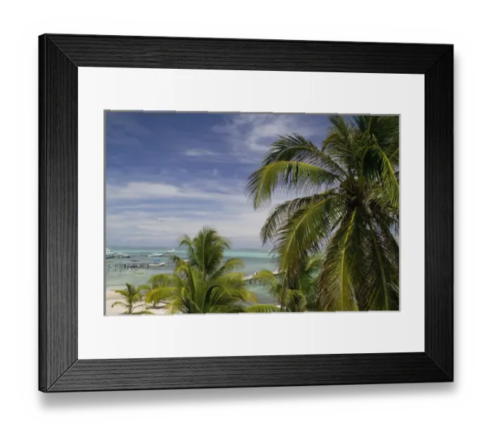 Framed Print : Ambergris Caye, Town of San Pedro, Belize Framed Print : Ambergris Caye, Town of San Pedro, Belize