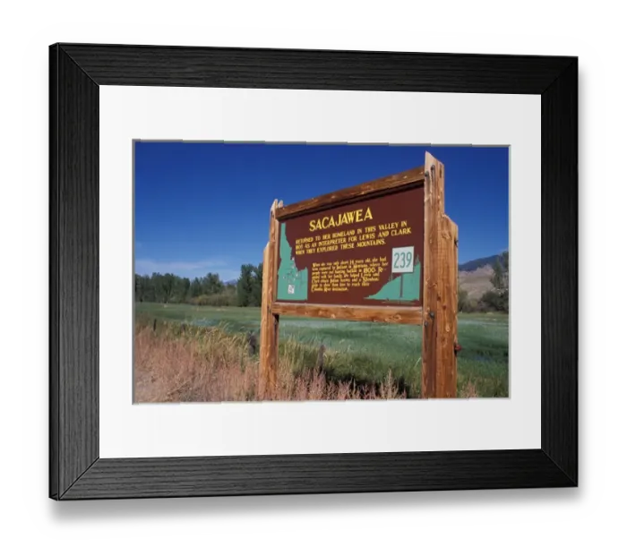 Framed Print : USA, Lewis and Clark Trail, Idaho, Lemhi Valley, Hwy 28 near Salmon Sacajawea s Framed Print : USA, Lewis and Clark Trail, Idaho, Lemhi Valley, Hwy 28 near Salmon Sacajawea s
