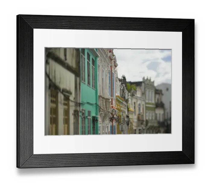 Framed Print : Carmo neighborhood, Pelourinho area of Salvador da Bahia, considered by UNESCO to