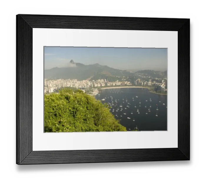 Framed Print : Views from atop Sugar Loaf Mountain, Pao de Acucar, Rio de Janiero, Brazil Framed Print : Views from atop Sugar Loaf Mountain, Pao de Acucar, Rio de Janiero, Brazil