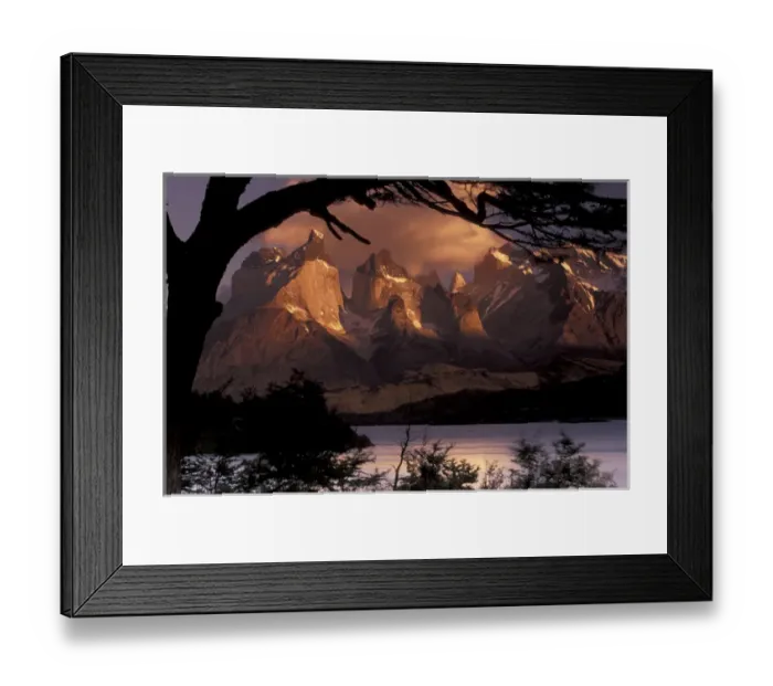 Framed Print : SA, Chile, Torres Del Paine NP Landscape Framed Print : SA, Chile, Torres Del Paine NP Landscape