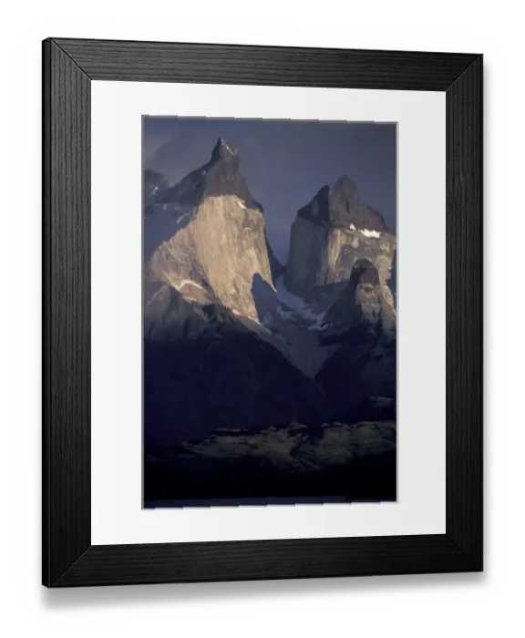 Framed Print : SA, Chile, Torres Del Paine NP Landscape