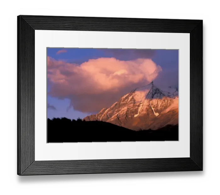 Framed Print : SA, Chile, Torres Del Paine NP Los Torres