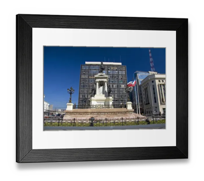Framed Print : Monument to Naval Heroes of Iquique in Valparaiso, Chile Framed Print : Monument to Naval Heroes of Iquique in Valparaiso, Chile