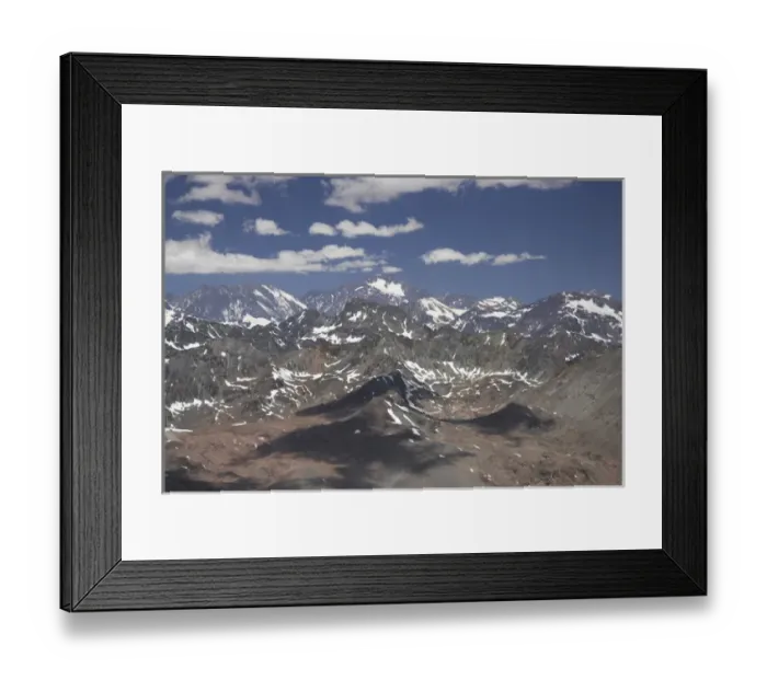 Framed Print : South America, Chile, Andes Mountains, near Santiago - aerial Framed Print : South America, Chile, Andes Mountains, near Santiago - aerial