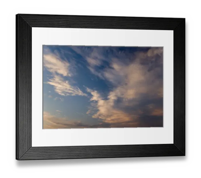 Framed Print : Clouds at sunset, Kentucky