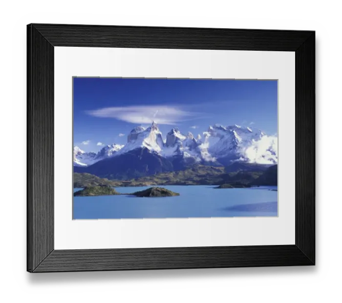 Framed Print : SA, Chile, Patagonia, Torres Del Paine National Park, Cuernos del Paine Framed Print : SA, Chile, Patagonia, Torres Del Paine National Park, Cuernos del Paine