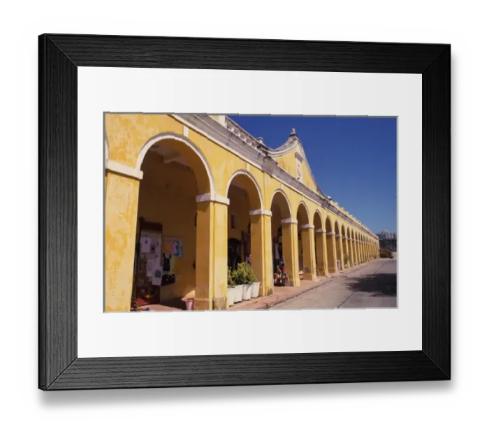 Framed Print : Colombia, Cartagena de Indias, Las Bovedas