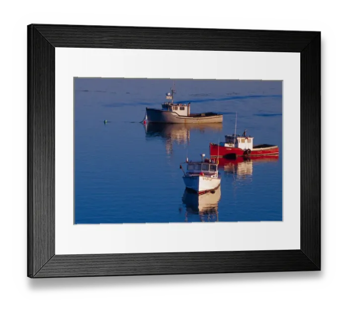 Framed Print : NA, USA, Maine. Lobster boats out at sunset in Lubec Framed Print : NA, USA, Maine. Lobster boats out at sunset in Lubec