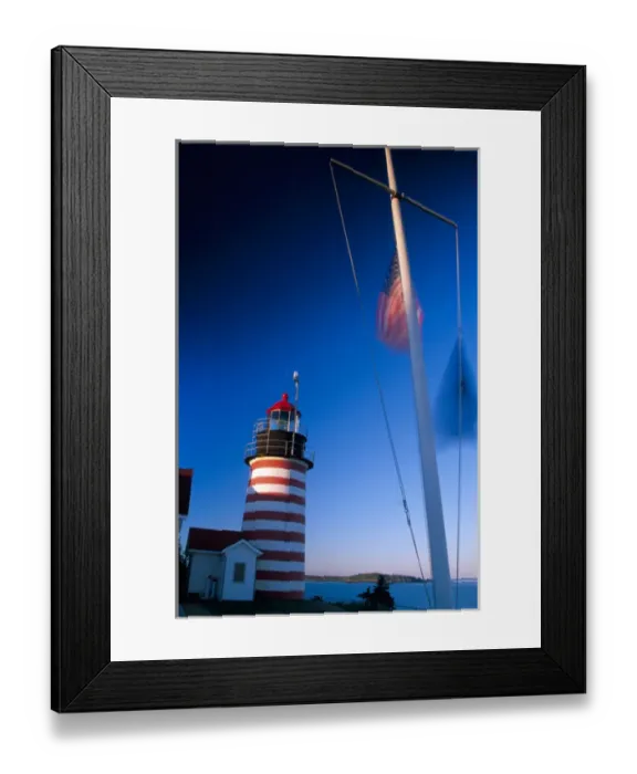 Framed Print : NA, USA, Maine. West Quoddy lighthouse near Lubec Framed Print : NA, USA, Maine. West Quoddy lighthouse near Lubec