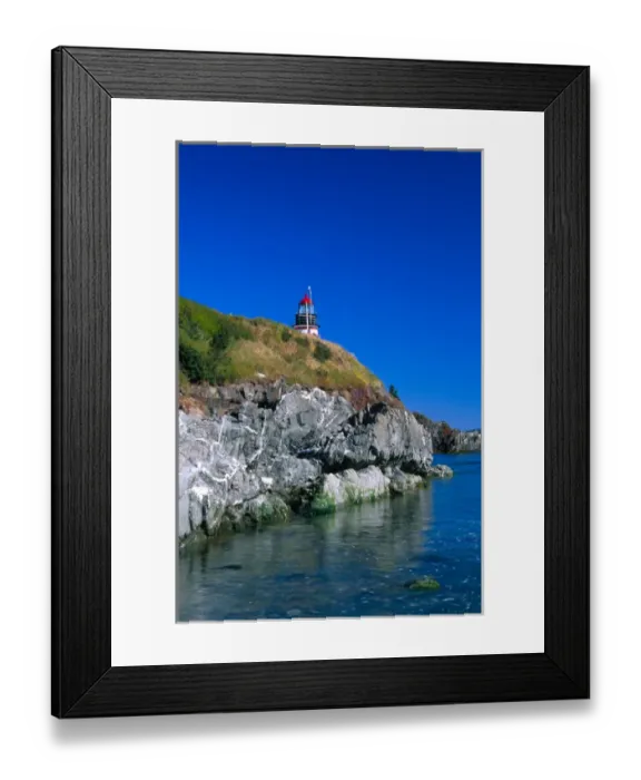 Framed Print : NA, USA, Maine. West Quoddy from the beach below Framed Print : NA, USA, Maine. West Quoddy from the beach below