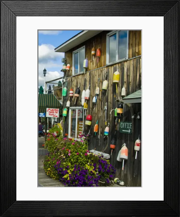 Framed Print : Charming and picturesque Bar Harbor on Mt. Desert Island Maine Framed Print : Charming and picturesque Bar Harbor on Mt. Desert Island Maine