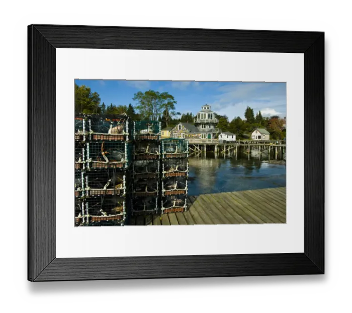 Framed Print : Lobstering and fishing port of Barnard Maine Framed Print : Lobstering and fishing port of Barnard Maine