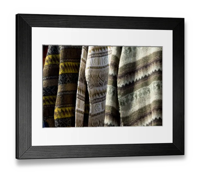 Framed Print : South America, Ecuador. Famous Otavalo Market which dates back to pre-Inca times