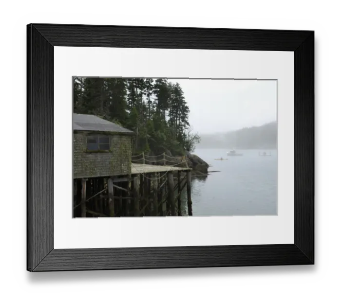 Framed Print : Harbor at Cutler, Maine, United States of America Framed Print : Harbor at Cutler, Maine, United States of America