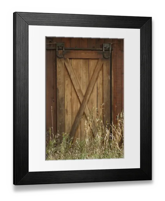 Framed Print : Barn door, Concord, Massachusetts Framed Print : Barn door, Concord, Massachusetts