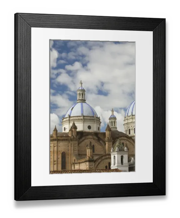 Framed Print : Cathedral of Immaculate Conception, built 1885, Cuenca, Ecuador, South America