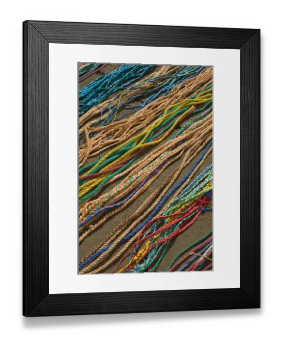 Framed Print : South America, Ecuador, Pujili, rope at weekly outdoor market Framed Print : South America, Ecuador, Pujili, rope at weekly outdoor market