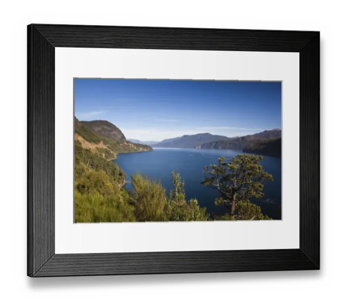 Framed Print : ARGENTINA, Neuquen Province, San Martin de los Andes. Lake Lacar Framed Print : ARGENTINA, Neuquen Province, San Martin de los Andes. Lake Lacar
