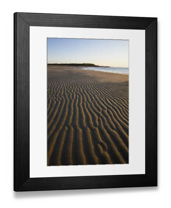 Framed Print : Patterns in the sand on the beach at the Shifting Lots Preserve in Plymouth, Massachusetts Framed Print : Patterns in the sand on the beach at the Shifting Lots Preserve in Plymouth, Massachusetts