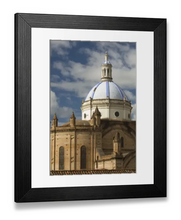 Framed Print : Cathedral of Immaculate Conception, built 1885, Cuenca, Ecuador, South America
