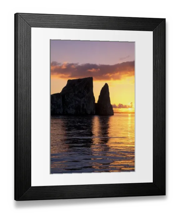 Framed Print : South America, Ecuador, Galapagos, San Crisobal Island, Kicker Rock aka Leon Dormido