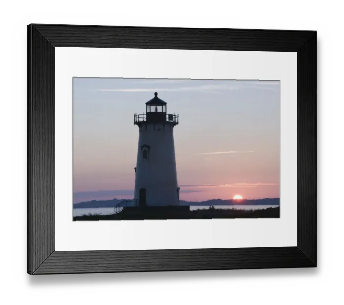 Framed Print : USA-MASSACHUSETTS-Marthas Vineyard: Edgartown- Edgartown Lighthouse / Sunrise Framed Print : USA-MASSACHUSETTS-Marthas Vineyard: Edgartown- Edgartown Lighthouse / Sunrise