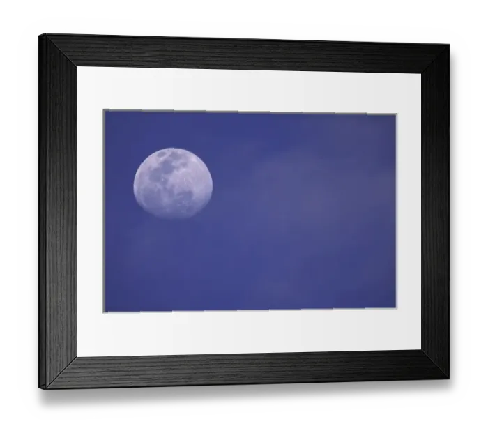 Framed Print : South America, Ecudador, Galapagos Islands. Moon