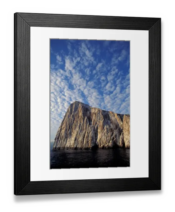 Framed Print : South America, Ecudador, Galapagos Islands, San Cristobal Island. Kicker Rock AKA Leon Dormido