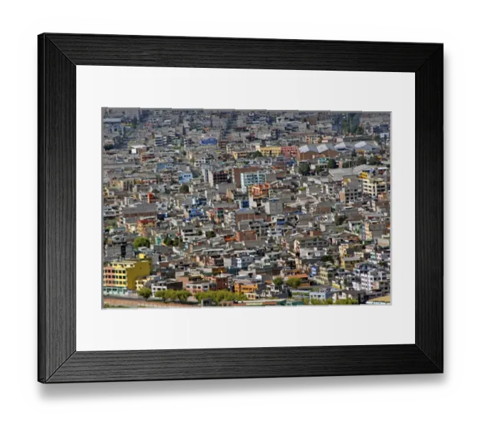 Framed Print : Americas, South America, Ecuador, Quito. At over 9, 000 feet in elevation, the capitol of Ecuador Framed Print : Americas, South America, Ecuador, Quito. At over 9, 000 feet in elevation, the capitol of Ecuador