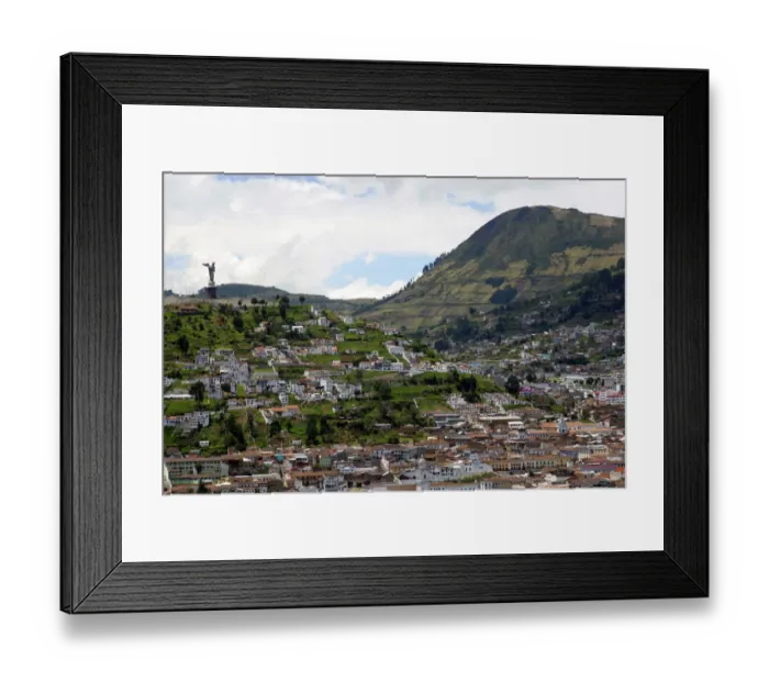 Framed Print : Americas, South America, Ecuador, Quito. At over 9, 000 feet in elevation, the capitol of Ecuador Framed Print : Americas, South America, Ecuador, Quito. At over 9, 000 feet in elevation, the capitol of Ecuador