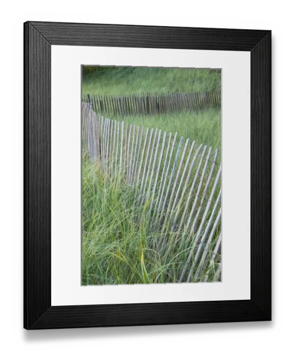 Framed Print : USA-Michigan-Lake Michigan Shore-Mission Peninsula: Beach Fence by Lake Michigan Framed Print : USA-Michigan-Lake Michigan Shore-Mission Peninsula: Beach Fence by Lake Michigan