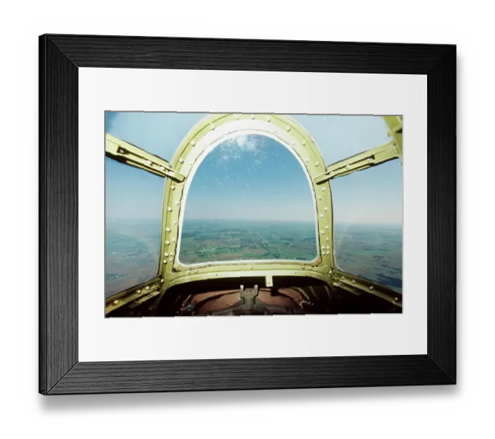 Framed Print : B-25 Miss Mitchell, interior of the plane in a tail gunner position Framed Print : B-25 Miss Mitchell, interior of the plane in a tail gunner position