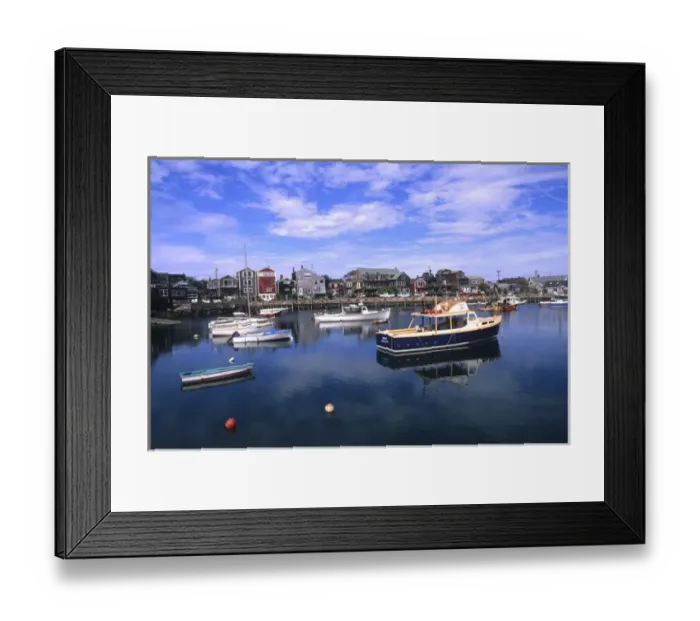 Framed Print : 07. Beautiful Rockport Harbor, Massachusetts