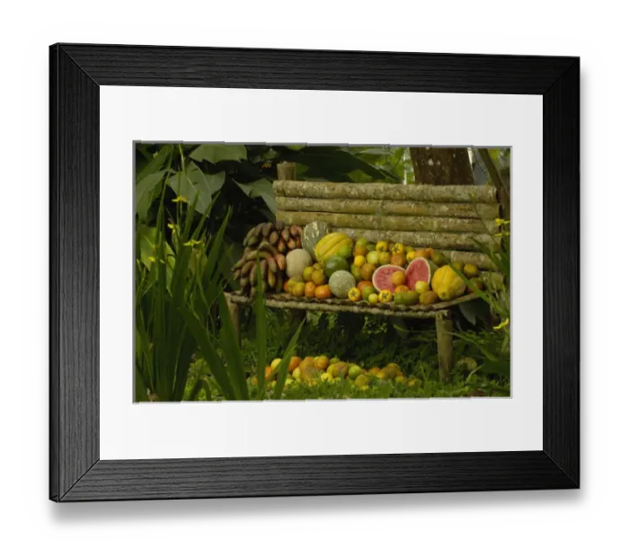 Framed Print : Tropical fruit ECUADOR. South America Framed Print : Tropical fruit ECUADOR. South America