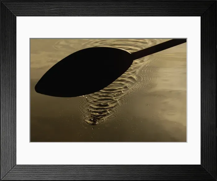 Framed Print : Traditional wooden paddle used by the Quichua Indians on the Napo River Framed Print : Traditional wooden paddle used by the Quichua Indians on the Napo River