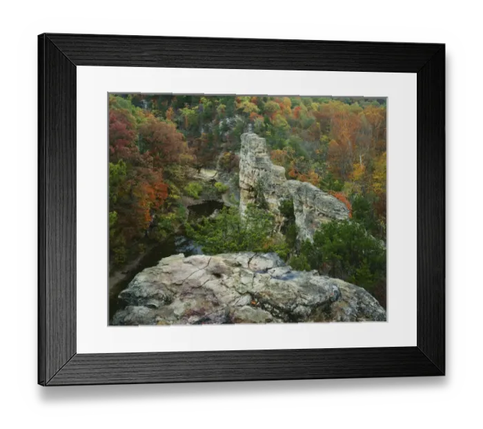 Framed Print : USA, Missouri, Pinnacles Natural Area, Autumn Framed Print : USA, Missouri, Pinnacles Natural Area, Autumn