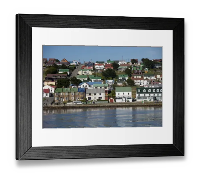 Framed Print : Falkland Island, Stanley (aka Port Stanley). Port area of Stanley Framed Print : Falkland Island, Stanley (aka Port Stanley). Port area of Stanley