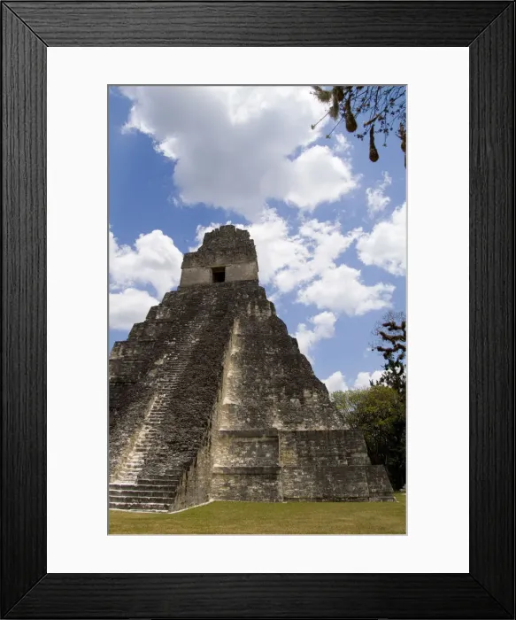 Framed Print : Tower 1 at the famous Mayan Ruins in the Gran Plaza showing the civilization of historical Framed Print : Tower 1 at the famous Mayan Ruins in the Gran Plaza showing the civilization of historical