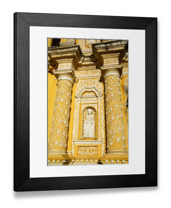Framed Print : Central America, Guatemala, Antigua. Nuestra Senora de La Merced aka Lady of Mercy church