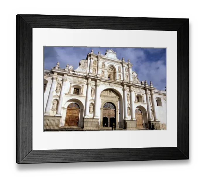 Framed Print : Central America, Guatemala, Antigua. Antigua Cathedral, colonial church Framed Print : Central America, Guatemala, Antigua. Antigua Cathedral, colonial church